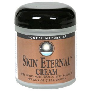 Crème pour la peau Source Naturals Eternelle avec lipoïque, DMAE, Ester C-et CoQ10, 4 onces
