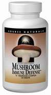 Défense immunitaire champignons Source Naturals, 60 comprimés