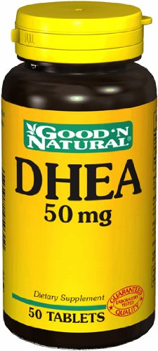 DHEA 50 mg, 50 comprimés, Good 'N naturelles