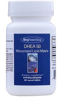 DHEA 50 mg matrice lipidique microcourants 60 comprimés sécables par le Groupe de recherche sur les allergies