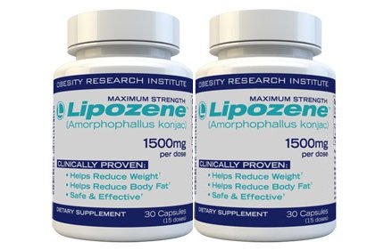 Diet Pills Lipozene - Maximum Strength Fat Loss Formula - 1500mg 60 Capsules,