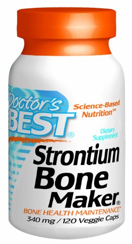 Docteur Meilleur Maker Strontium Bone (340mg élémentaire), 120-Comte