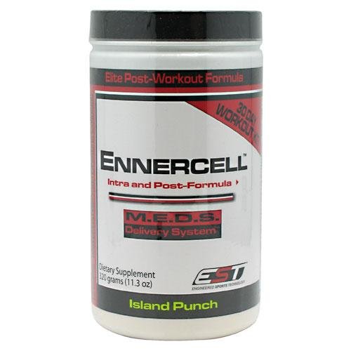 EST Nutrition Ennercell Punch des îles intra / post Workout Rtm (Prêt-à-Mix), 320 gram