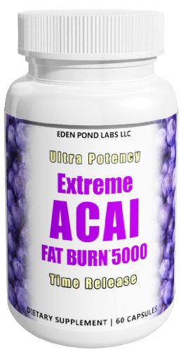 Extreme Acai Burn 5000, la perte de poids et brûler les graisses, 60 capsules