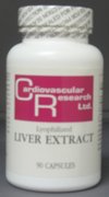 Formules écologiques / cardiovasculaire extrait de foie de recherche (lyophilisé 550mg) 90c