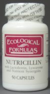 Formules écologiques / recherche cardiovasculaire - Nutricillin - 50 capsules.