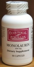 Formules écologiques / Res cardiovasculaires. - Monolaurin 600mg - 90 Capsules