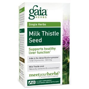 Gaia Herbs graine de chardon de lait, de 60 capsules de bouteille