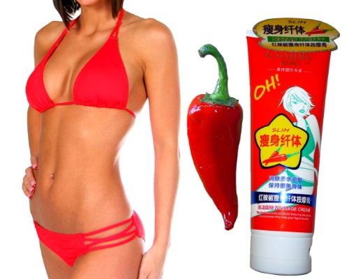 Gainly Natural Hot Chili Cellulite Minceur Anti Red Pepper 225g Crème de massage