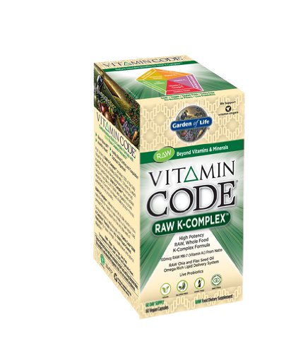 Garden Of Life Vitamin Code Raw K-Complex Capsules, 60 Count