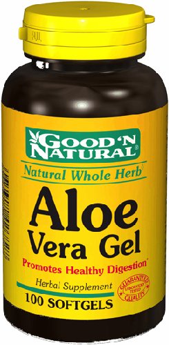 Gel d'Aloe Vera - Favorise une bonne digestion, 100 gélules, (Good'n naturel)