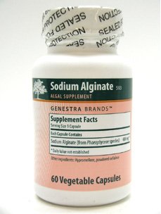 Genestra - 400 mg d'alginate de sodium 60 Vcaps