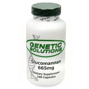Glucomannan 100% naturel Racine Kojac Weight Loss Supplement et coupe-faim - 100 capsules, 2000 mg par portion - Glucomannan d'eau (usine de konjac)