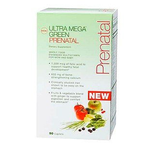 GNC Ultra Mega Vert prénatales 90 Pilules