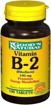 Good'n naturel - Vitamine B-2 (riboflavine) 100 mg, 100 comprimés