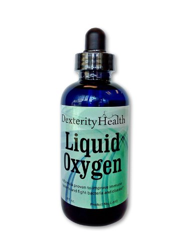 Gouttes d'oxygène liquide, gouttes oxygène stabilisé, Premium concentrés, Vitamine O, Supplément d'oxygène liquide, 4 Onces