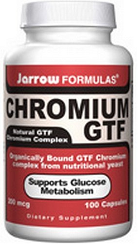 Jarrow Formulas chrome GTF, 100 Capsules (pack de 3)