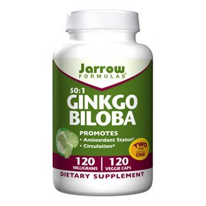 Jarrow Formulas Ginkgo Biloba 120 mg, 120 Capsules