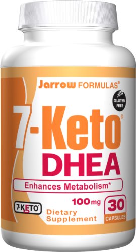 Jarrow Formulas Sept (7)-Keto DHEA (déhydroépiandrostérone), 100mg, 30 capsules