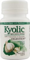 Kyolic Extrait d'ail vieilli, plus l'enzyme, la Formule 102, 100 comprimés