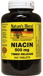 La niacine à dégagement graduel 500 mg 500 mg 300 Comprimés par mélange de la Nature
