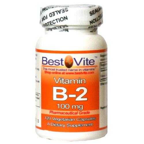 La vitamine B-2 100 mg (120 capsules végétariennes)
