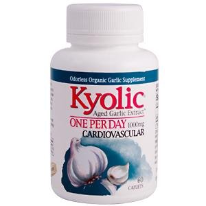 L'ail Kyolic Formule Un par jour cardiovasculaire (60 capsules)