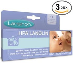 Lansinoh Breast Cream, 1,41 Tube once (Pack de 3)