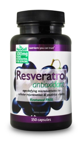 Le resvératrol antioxydant Neocell, 100 mg, 150 Capsules
