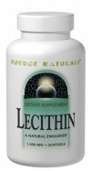 Lécithine 1200mg Source Naturals, 200 gélules