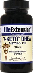 Life Extension 7-Keto DHEA capsules de 100 mg végétarienne, 60 Count