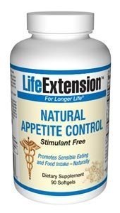 Life Extension Appetite Control naturel, Capsules, 90-Count