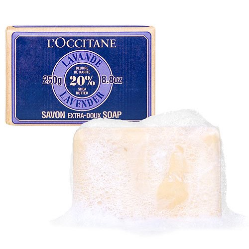 L'Occitane Savon Extra-Doux Lavande (Lavender Soap, Extra-Doux), 8,8 onces Bar