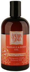Massage & Body Oil Aromaland Ylang Ylang & Ginger 12 oz