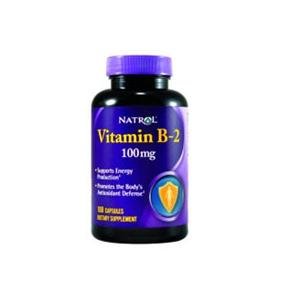 Natrol Vitamine B-2 100mg 100 capsules
