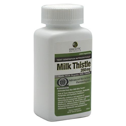 Naturals Genceutic - Organic Milk Thistle 350 mg, 60 gélules