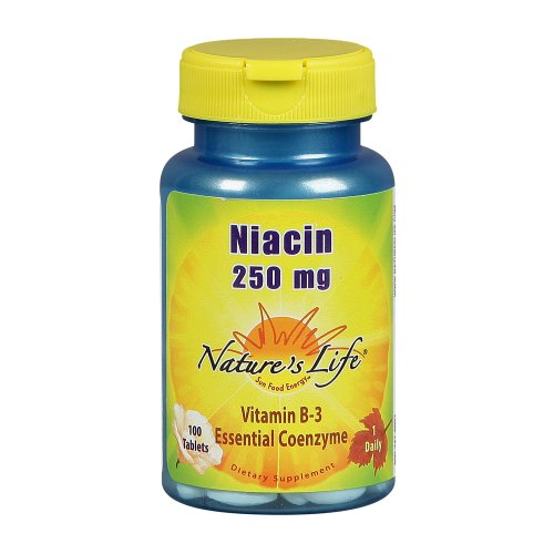 Nature comprimés de niacine vie, 250 mg, 100 Count (Pack de 2)