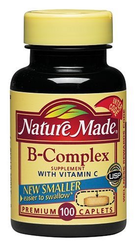 Nature Made B-Complex avec de la vitamine C, 100 Caplets (Pack de 3)