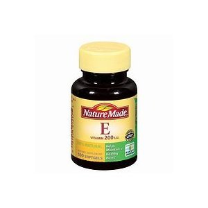 Nature Made Vitamine E 200IU, 100 gélules (Pack de 3)