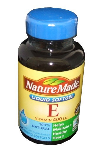 Nature Made Vitamine E 400 UI 225 Capsules naturelles