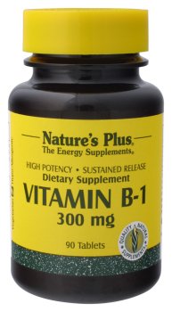Nature Plus - Vitamine B-1, 300 mg, 90 comprimés
