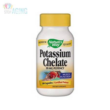 Nature Way - chélate de potassium, 99 mg, 100 capsules