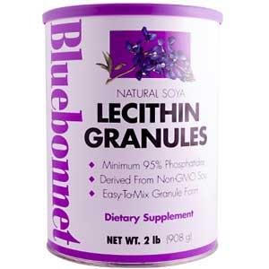 Naturelles granulés de lécithine de soja - 2 lbs - Granuels