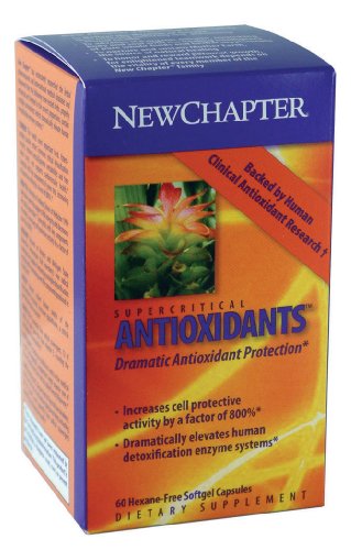 New Chapter supercritique antioxydants, 60 gélules