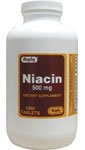 Niacine 500 mg 1000 Tabs