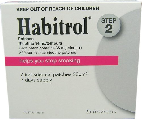 Nicotine Patch système transdermique, Stop Smoking Aid, 14 mg, Etape 2, 14 patchs