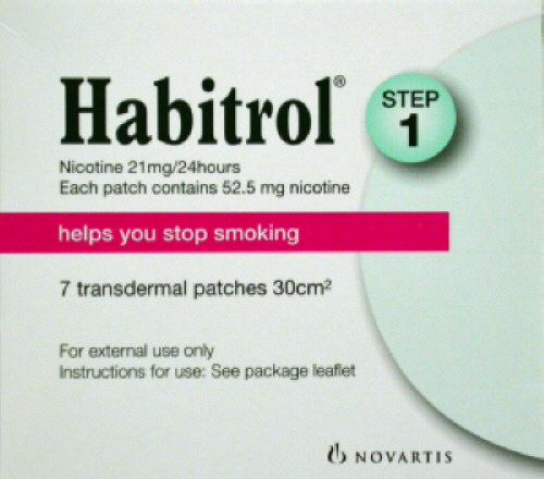Nicotine Patch transdermique système Stop Smoking Aid 21 mg, Etape 1 - 28 dispositifs