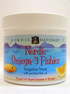Nordic Naturals - Nordic oméga-3 Fishies-Tangerine - 30 gélules