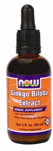 Now Foods Extrait de Ginkgo Biloba, 2-once