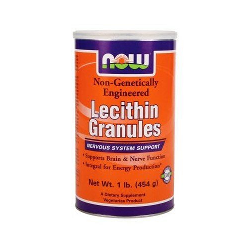 NOW Foods granules de lécithine, NGE, 1 Pound (Pack de 2)